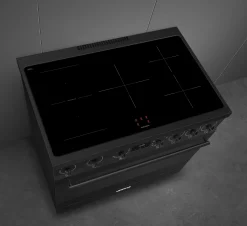 Smeg Classici Sinfonia Inductiefornuis C9IMN2, 90cm mat zwart