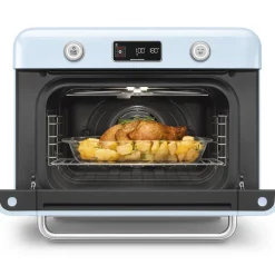 Smeg Combi Stoomoven COF01PBEU, pastelblauw