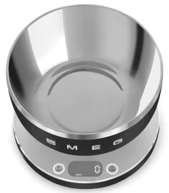 Smeg Digitale Keukenweegschaal KSC01BLMWW, mat zwart