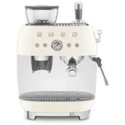 SMEG Espresso Koffiemachine EGF03CREU, crème