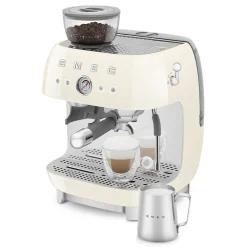 SMEG Espresso Koffiemachine EGF03CREU, crème