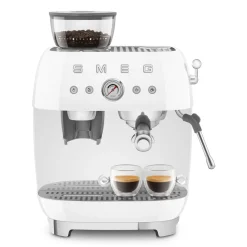 SMEG Espresso Koffiemachine EGF03WHEU, wit
