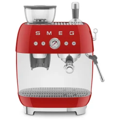 SMEG Espresso Koffiemachine EGF03RDEU, rood