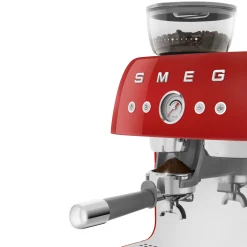 SMEG Espresso Koffiemachine EGF03RDEU, rood