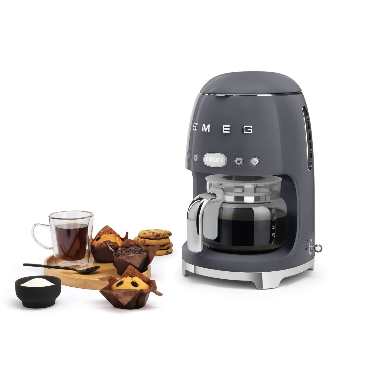 Smeg Filterkoffiemachine DCF02GREU, leigrijs