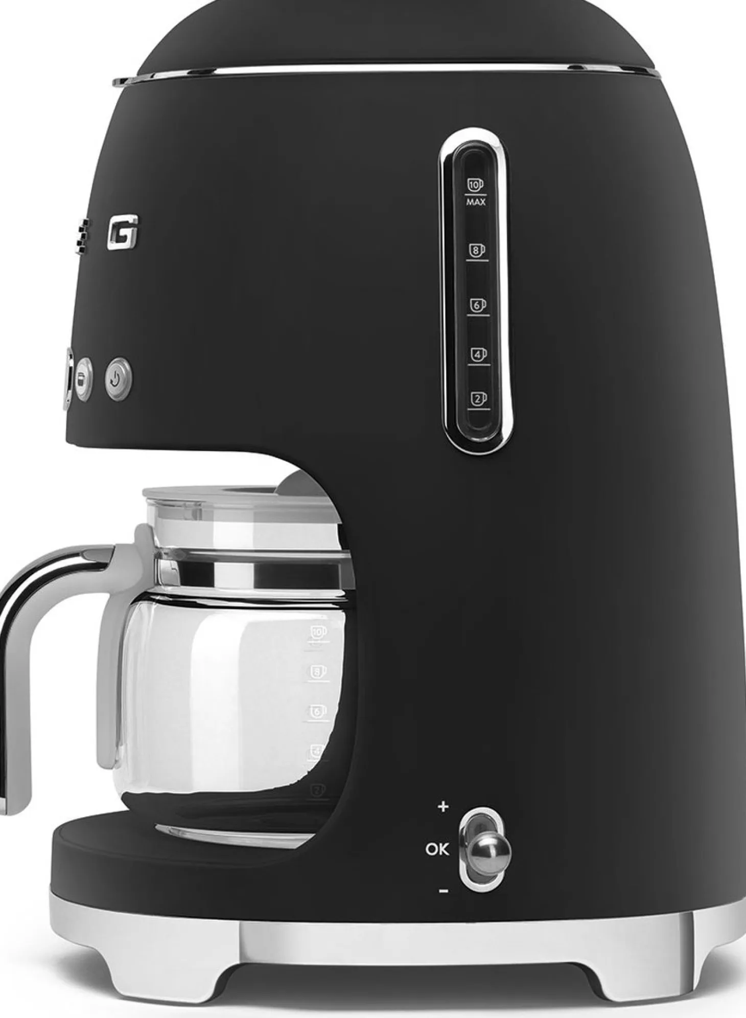 Smeg Filterkoffiemachine DCF02BLMEU, mat zwart