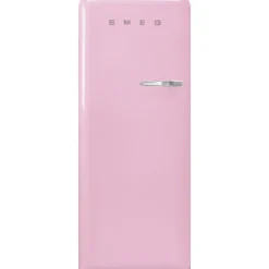 Smeg Jaren 50 Koelkast met Vriesvak FAB28LPK6, roze linksdraaiend