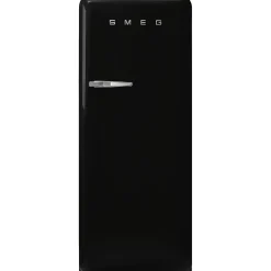 Smeg Jaren 50 Koelkast met Vriesvak FAB28RBL5, zwart rechtsdraaiend