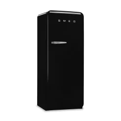 Smeg Jaren 50 Koelkast met Vriesvak FAB28RBL5, zwart rechtsdraaiend