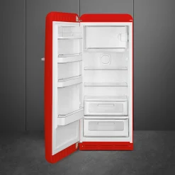 Smeg Jaren 50 Koelkast met Vriesvak FAB28LRD6, rood linksdraaiend