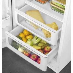 Smeg Jaren 50 Koelkast met Vriesvak FAB28LWH6, wit linksdraaiend