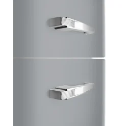 Smeg Jaren 50 Koel-Vriescombinatie Koelkast FAB32RSV6, zilver rechtsdraaiend