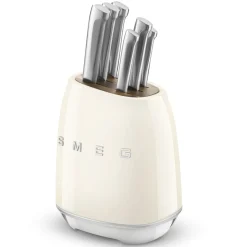 Smeg Messenblok inclusief Messenset KBSF02CR, crème