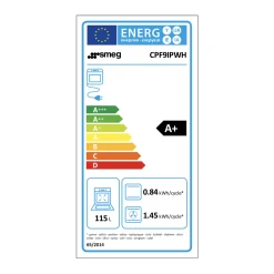 Smeg Portofino Inductiefornuis CPF9IPWH, 90cm wit