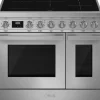 Smeg Portofino Inductiefornuis CPF92IMX, 90cm rvs