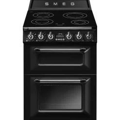 Smeg Victoria Inductiefornuis TR62IBL2, 60cm zwart