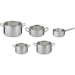 Spring Brigade Pannenset met Glasdeksels, 5-delig