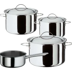 Spring Cristal Pannenset met Steelpan, 4-delig