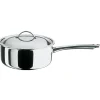 Spring Cristal Steelpan Laag met Deksel, 20cm