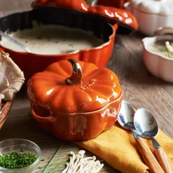 Staub Ovenschaal Pompoen, 12cm oranje