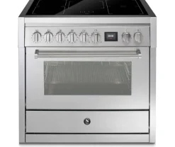 STEEL Genesi GQ9S-5FI SS inductiefornuis, 90cm RVS