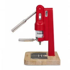 Superkop Handbediende Niet-Elektrische Espressomachine, rood
