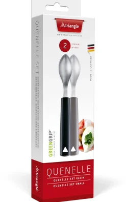 Triangle Quenelle-lepels Klein, 2 stuks