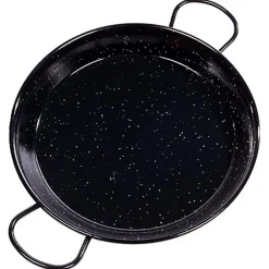 Vaello Paellapan Laag, 24cm zwart