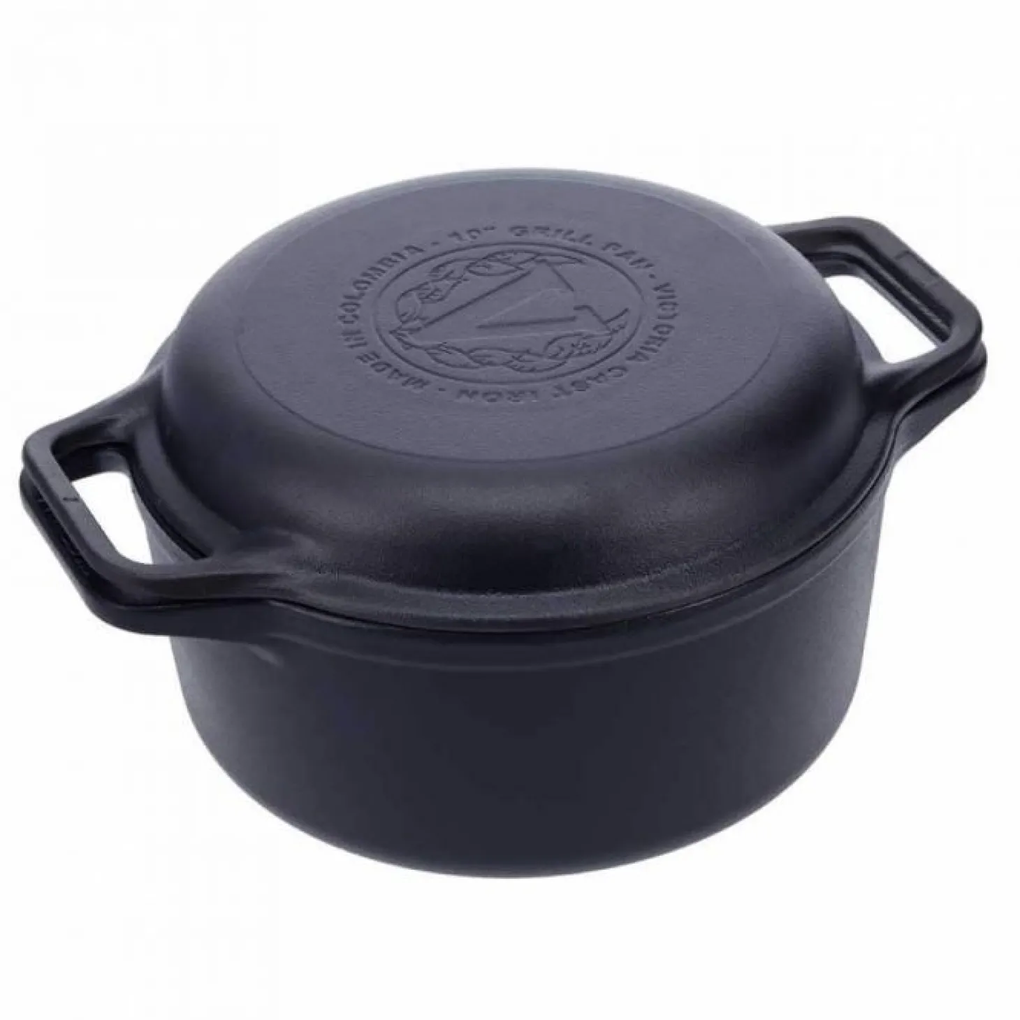 Victoria Gietijzeren Combo Cooker, 26cm