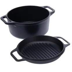 Victoria Gietijzeren Combo Cooker, 26cm