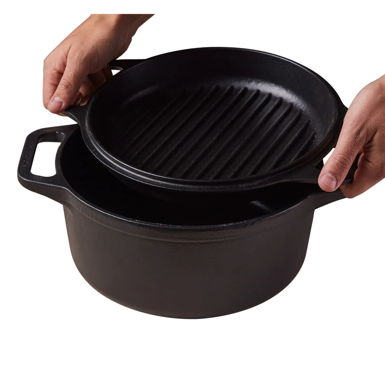 Victoria Gietijzeren Combo Cooker, 26cm