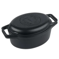 Victoria Gietijzeren Combo Cooker Ovaal, 31cm