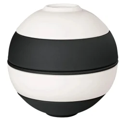Villeroy & Boch Iconic La Petite Boule Serviesset, 5-delig zwart/wit