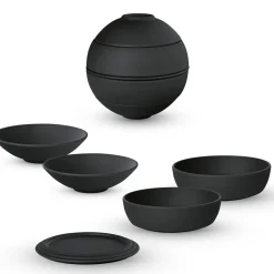 Villeroy & Boch Iconic La Petite Boule Serviesset, 5-delig zwart