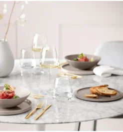 Villeroy & Boch Iconic La Boule Serviesset, 7-delig pure beige