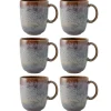 Villeroy & Boch Lave Beker met Oor, 0,4L beige 6 stuks