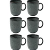 Villeroy & Boch Lave Beker met Oor, 0,4L gris 6 stuks
