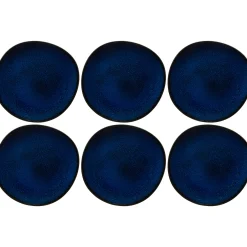 Villeroy & Boch Lave Ontbijtbord, 23cm bleu 6 stuks