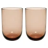 Villeroy & Boch LIke Glass Longdrinkglas, 2 stuks clay