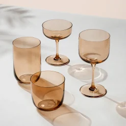 Villeroy & Boch LIke Glass Longdrinkglas, 2 stuks clay