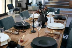 Villeroy & Boch Manufacture Rock Dinerbord, 25cm zwart 6 stuks
