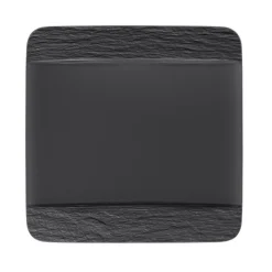 Villeroy & Boch Manufacture Rock Dinerbord Vierkant, 28x28cm zwart 6 stuks