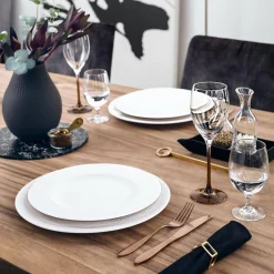 Villeroy & Boch Manufacture Rock Dinerbord, 27cm wit 6 stuks