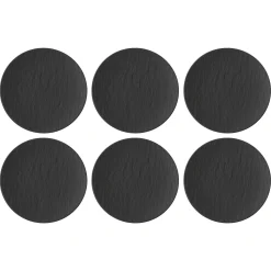 Villeroy & Boch Manufacture Rock Gebaksbord, 15,5cm zwart 6 stuks