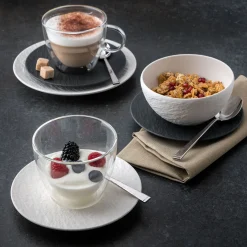 Villeroy & Boch Manufacture Rock Gebaksbord, 15,5cm zwart 6 stuks