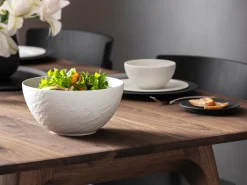 Villeroy & Boch Manufacture Rock Saladeschaal, 24cm wit