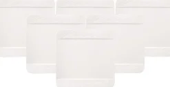 Villeroy & Boch Manufacture Rock Dinerbord Vierkant, 28x28cm wit 6 stuks