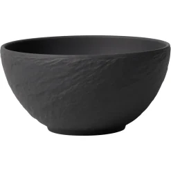 Villeroy & Boch Manufacture Rock Kom, 14cm zwart 4 stuks
