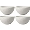 Villeroy & Boch Manufacture Rock Kom, 14cm wit 4 stuks