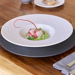 Villeroy & Boch Manufacture Rock Pastabord, 29cm wit 6 stuks